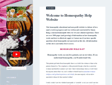 Tablet Screenshot of homeopathy-help.net